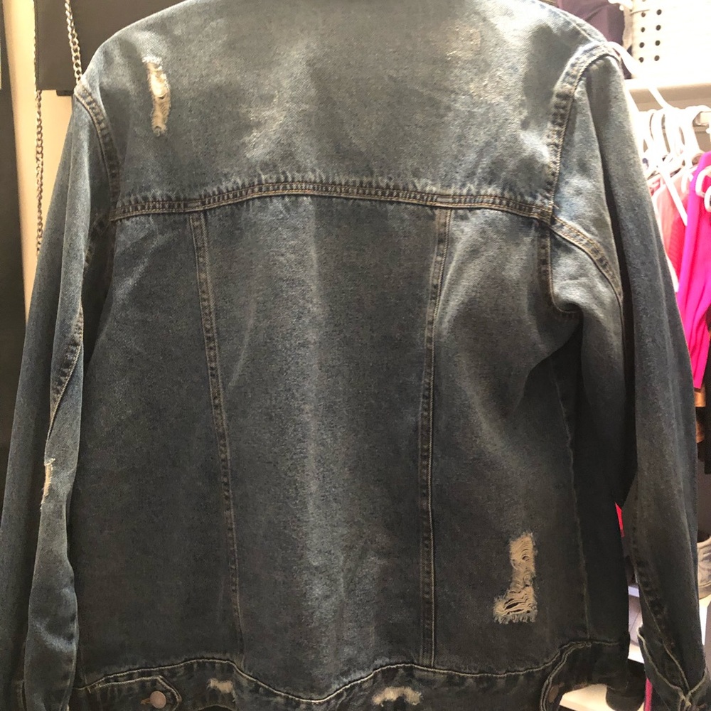 BP Ripped Denim Jacket - Picture 2 of 3